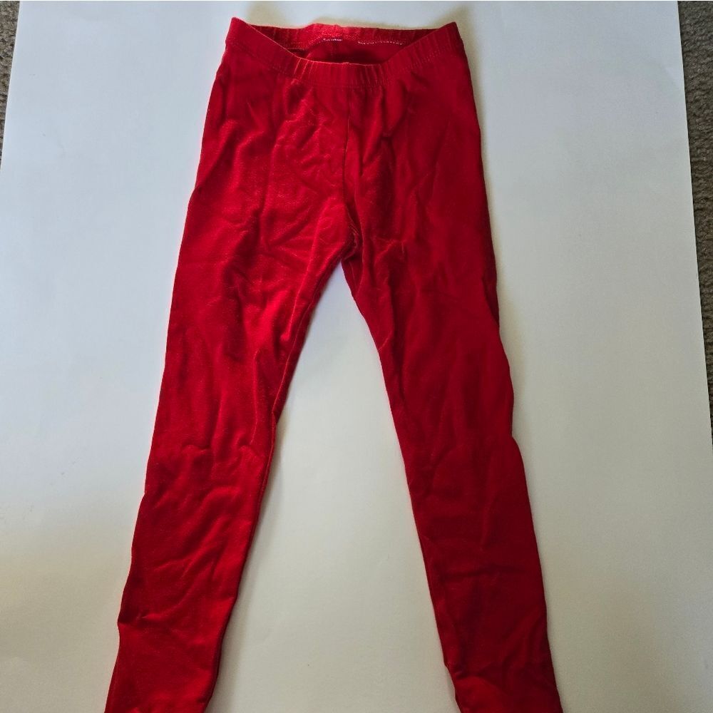 Cat & Jack Girls red Leggings